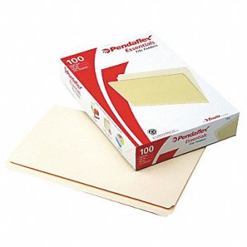 PENDAFLEX Legal File Folders Manila PK100, 23K862