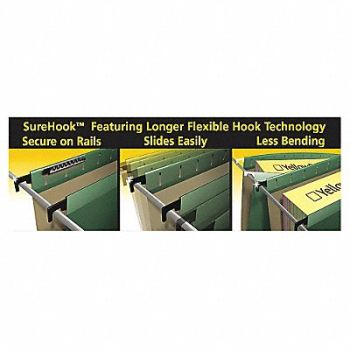 PENDAFLEX Hanging File Folders Assorted PK20, 23K882