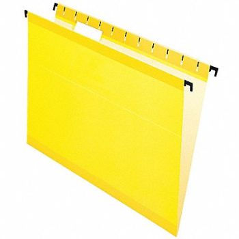 PENDAFLEX Hanging File Folders Yellow PK20, 23K885