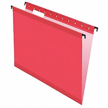 PENDAFLEX Hanging File Folders Red PK20, 23K887