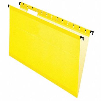 PENDAFLEX Hanging File Folders Yellow PK20, 23K891