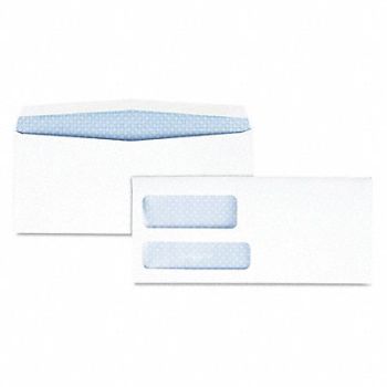 QUALITY PARK Window Envelope Gummed Flap PK500, 23K894