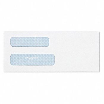 QUALITY PARK Window Envelope Gummed Flap PK500, 23K898