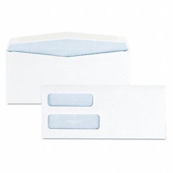 QUALITY PARK Window Envelope Gummed Flap PK500, 23K901