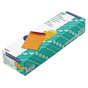 QUALITY PARK Coin Envelopes 2-1/2 H 4-1/4 W PK500, 23K963