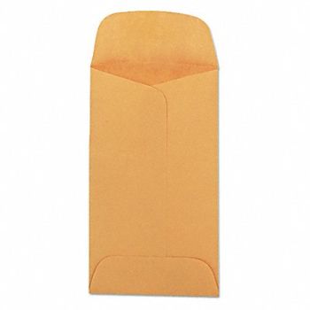 QUALITY PARK Coin Envelopes 2-1/2 H 4-1/4 W PK500, 23K990