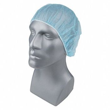 CONDOR H8280 Bouffant Cap Blue 21 in dia PK1000, 23KX12