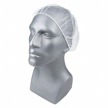 CONDOR Hairnet White 18 in dia PK1000, 23KX30