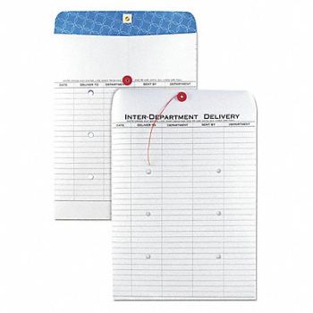 QUALITY PARK Interoffice Envelopes 10 H 13 W PK100, 23L019