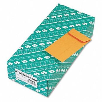 QUALITY PARK Coin Envelopes 3-3/8 H 6 W PK500, 23L031