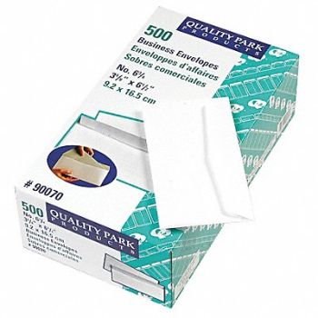 QUALITY PARK Business Envelopes Gummed Flap PK500, 23L094