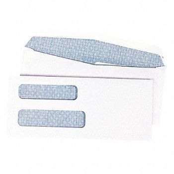 QUALITY PARK Window Envelope Gummed Flap PK1000, 23L126