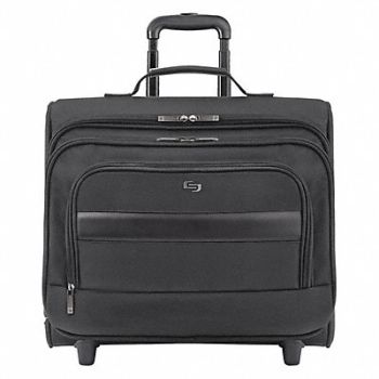 SOLO Roller Laptop Case Black Ballistic Poly, 23L307