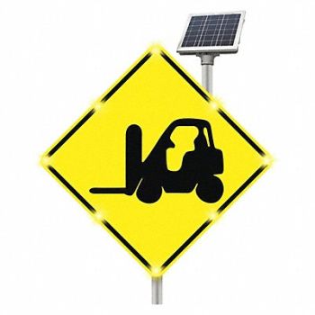 TAPCO LED Sign Forklift Aluminum 30 x 30, 23L590