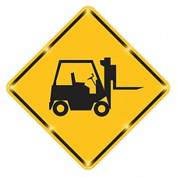 TAPCO LED Sign Forklift Aluminum 30 x 30, 23L591