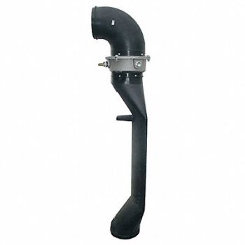 AIR SYSTEMS INTERNATIONAL Conf Sp Fan w/ Saddle Vent Blck 8 In, 23LJ36