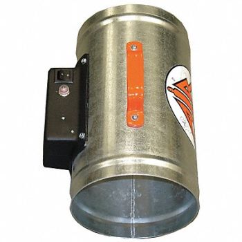 AIR SYSTEMS INTERNATIONAL Alarm Silver Steel 8 in, 23LJ37