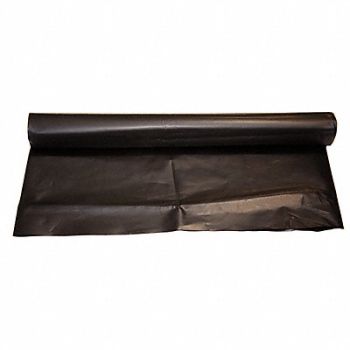AIR SYSTEMS INTERNATIONAL Lay Flat Duct Polyeth Black 750 ft., 23LJ41