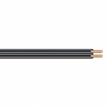 SOUTHWIRE Landscape Wire 2 Cond 16AWG Blk 250ft, 23M541