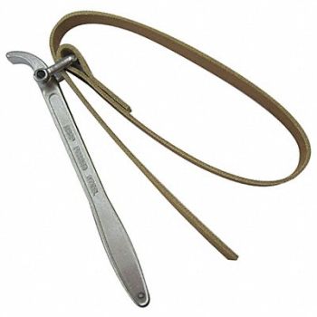 WESTWARD Strap Wrench Steel 11 Hndl 34-5/8 Strp, 23M602
