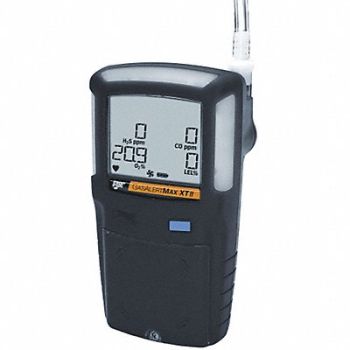 BW TECHNOLOGIES Multi-Gas Detector O2/LEL/H2S/CO NA Blk, 23M810