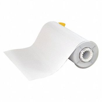BRADY Label White 10x14In Vinyl, 23MG43