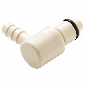 COLDER Coupler Polypropylene Natural Push In, 23MH66