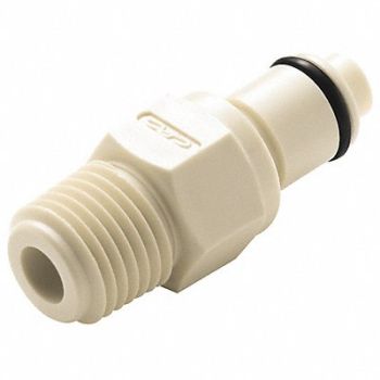 COLDER Coupler Polypropylene Natural Push In, 23MH50