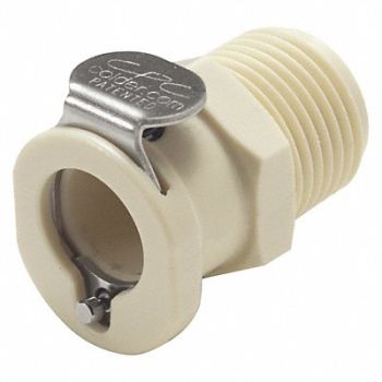 COLDER Coupler Polypropylene Natural Push In, 23MH54