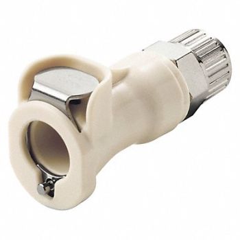 COLDER Coupler Polypropylene Natural Push In, 23MH56