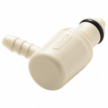 COLDER Coupler Polypropylene Natural Push In, 23MH74