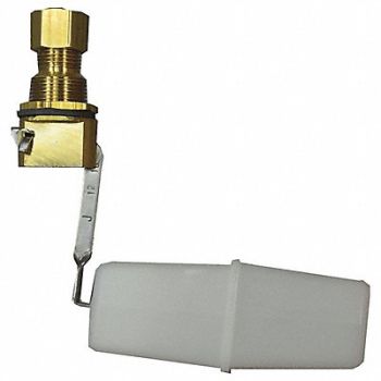 BOBBY Float Valve 1/4 In SS/Plastic, 23MJ91