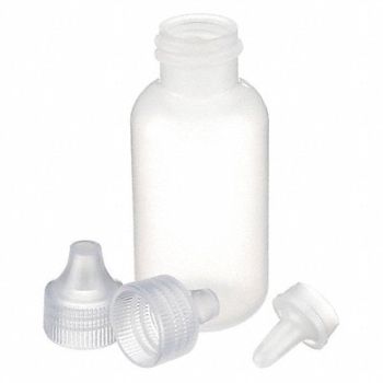 WHEATON Dropper Bottle 30mL Natural Round PK144, 23MU73