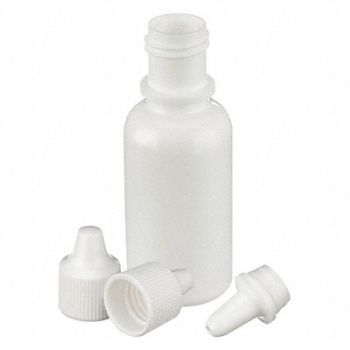 WHEATON Dropper Bottle 15mL White Round PK144, 23MU80