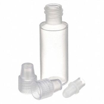 WHEATON Dropper Bottle 3mL Natural Round PK144, 23MU85