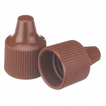 WHEATON Dropper Tip Cap 15-415mm PP WhitePK100, 23MV12