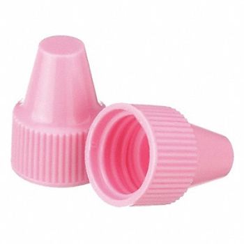WHEATON Dropper Tip Cap 13-425mm PP WhitePK100, 23MV23