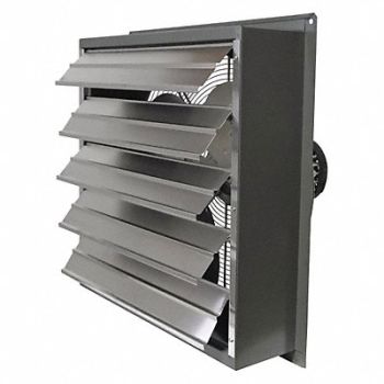 CANARM ShtMt Hzd ExhFn 24In Bl Alum 115 V, 23N615