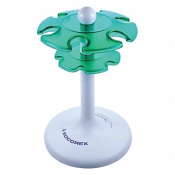 WHEATON Pipette Stand Hold 6 Pipettes Green, 23ND07