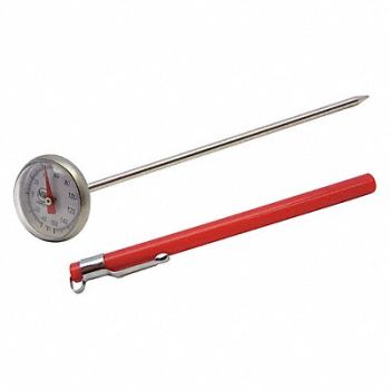 GRAINGER APPROVED Dial Pocket Thermometer -40 to 160 F, 23NU23