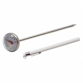 GRAINGER APPROVED K3152 Dial Pocket Thermometer 25 to 125 F, 23NU30
