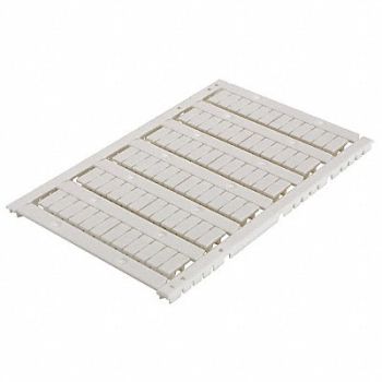 SCHNEIDER ELECTRIC Blank Marking Card Nylon 72 White, 23NY22