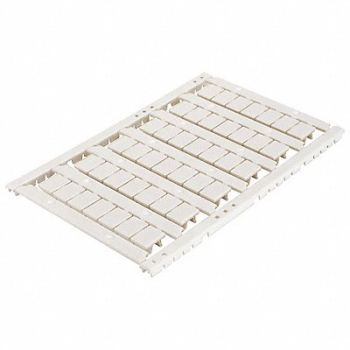 SCHNEIDER ELECTRIC Blank Marking Card Nylon 42 White, 23NY24