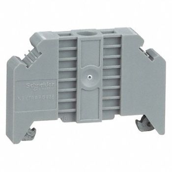 SCHNEIDER ELECTRIC EndClmp TRV Plastic ScrewMount, 23NY28