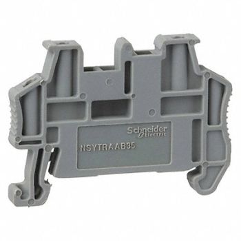 SCHNEIDER ELECTRIC EndClmp TRV Plastic Clip-On Mount, 23NY29