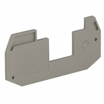 SCHNEIDER ELECTRIC PartEndPlt NSYTRV Plastic ScrewMount, 23NY31
