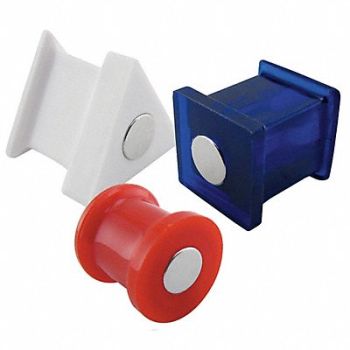 MASTER MAGNETICS Magnetic Push Pins Red White Blue PK6, 23PA65