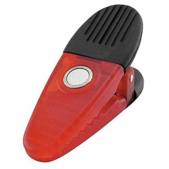 MASTER MAGNETICS Magnetic Plastic Clips Red PK2, 23PA72
