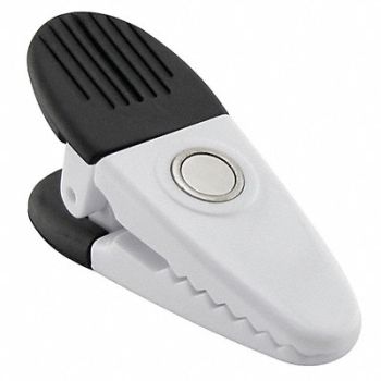 MASTER MAGNETICS Magnetic Plastic Clips White PK2, 23PA75