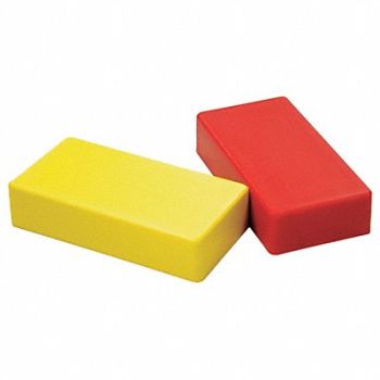 MASTER MAGNETICS Holding Magnet Red Yellow PK2, 23PA77